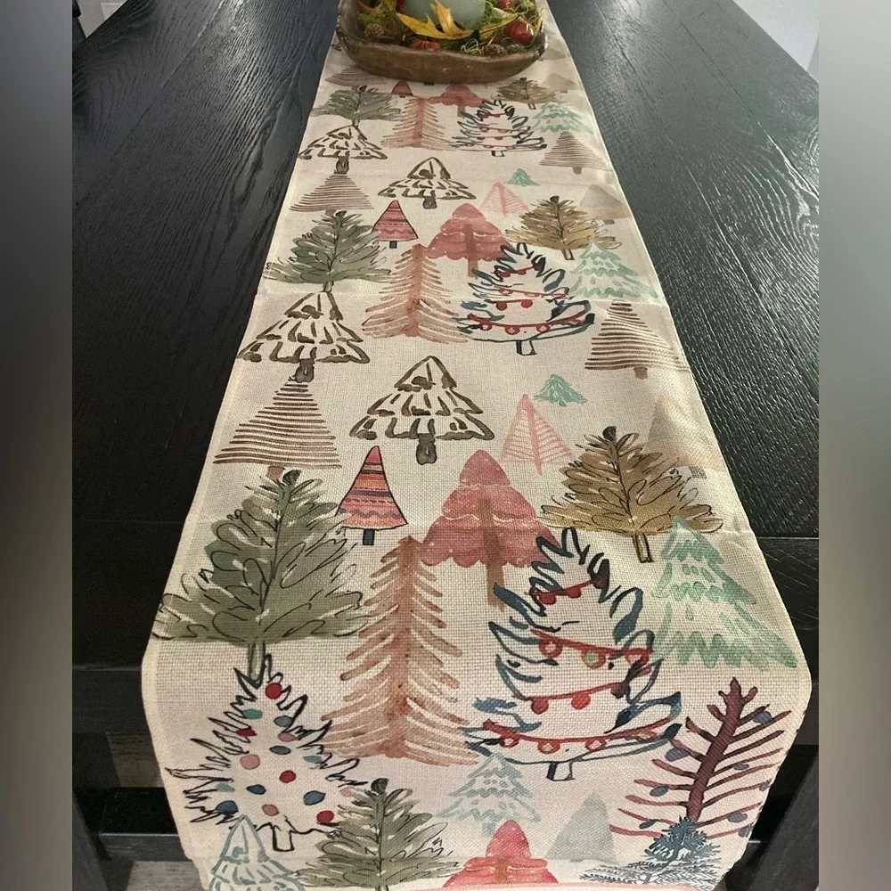 Christmas holiday table runner